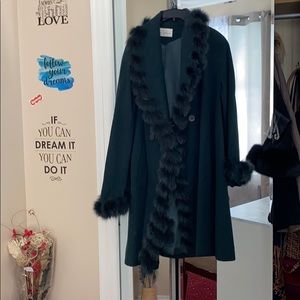 Linda Richards Green Coat